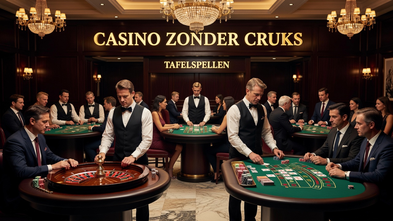 Tafelspellen - casino zonder cruks